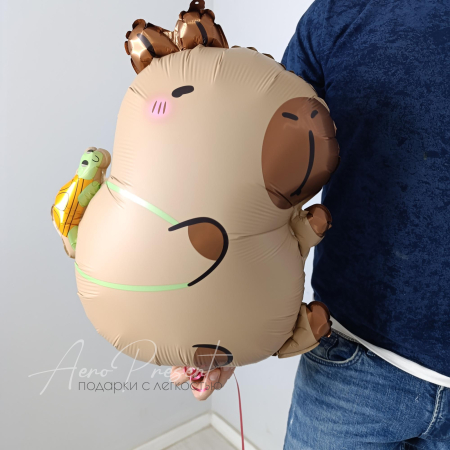 Фольгированный шар Капибара